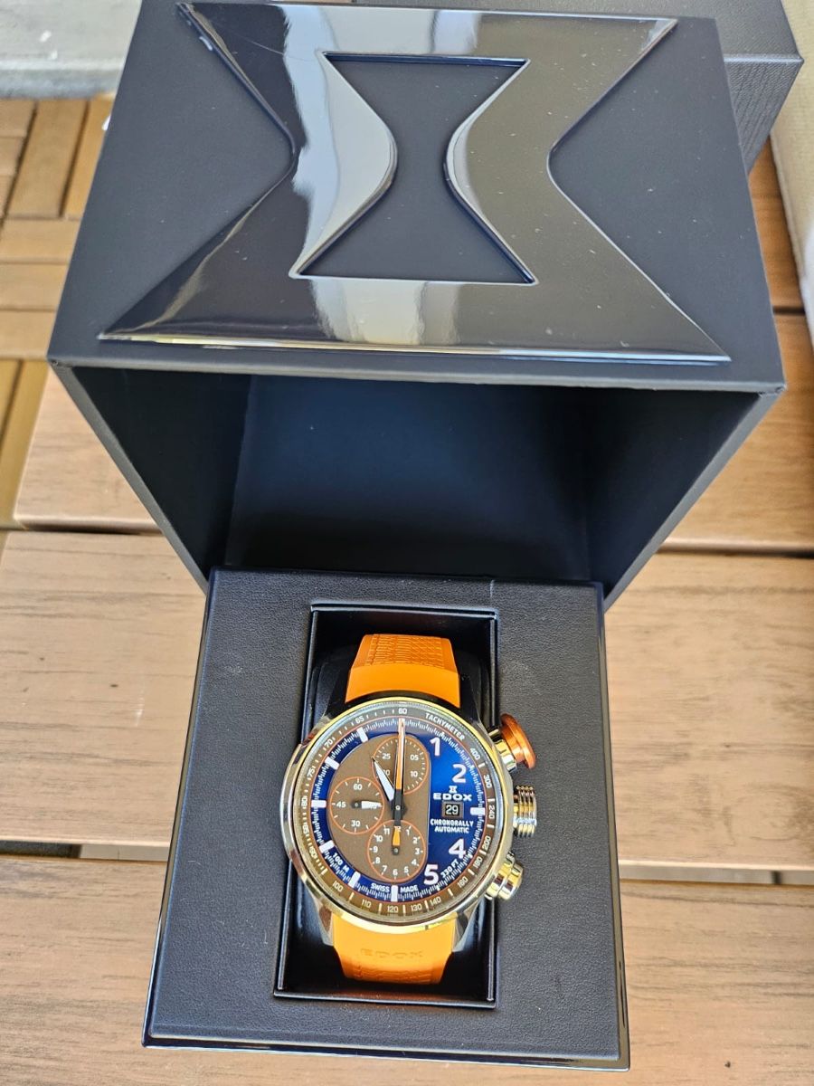 Edox Montres: Edox Chronorally Automatic Chronograph  | 01129 TOCAO BUGO – Neuf avec emballage d'origine à Zürich par Engin1979 1