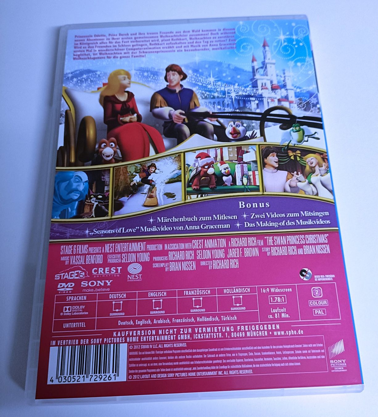 Tutti i DVDs: Weihnachten mit der Schwanenprinzessin – Usato da Köniz venduto da Movieportal007 1