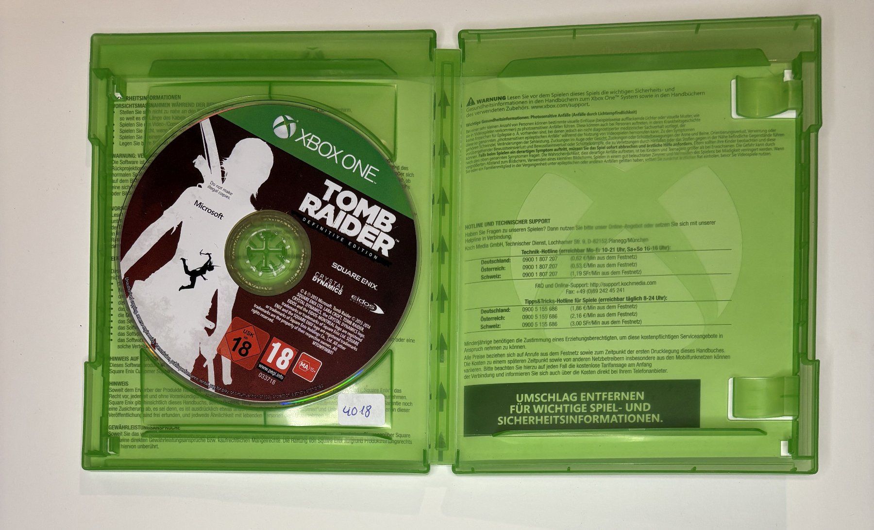 Giochi: XBOX One - Tomb Raider: Definitive Edition – Usato da Allschwil venduto da Bullach 1