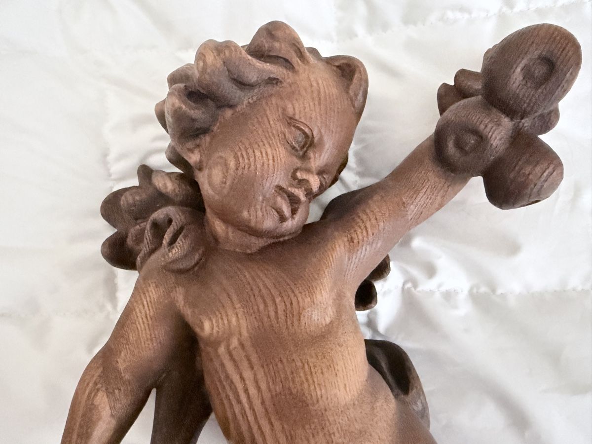 Statuette: Engel / Putten Holz geschnitzt – Usato da Basel venduto da guardianfairy 1