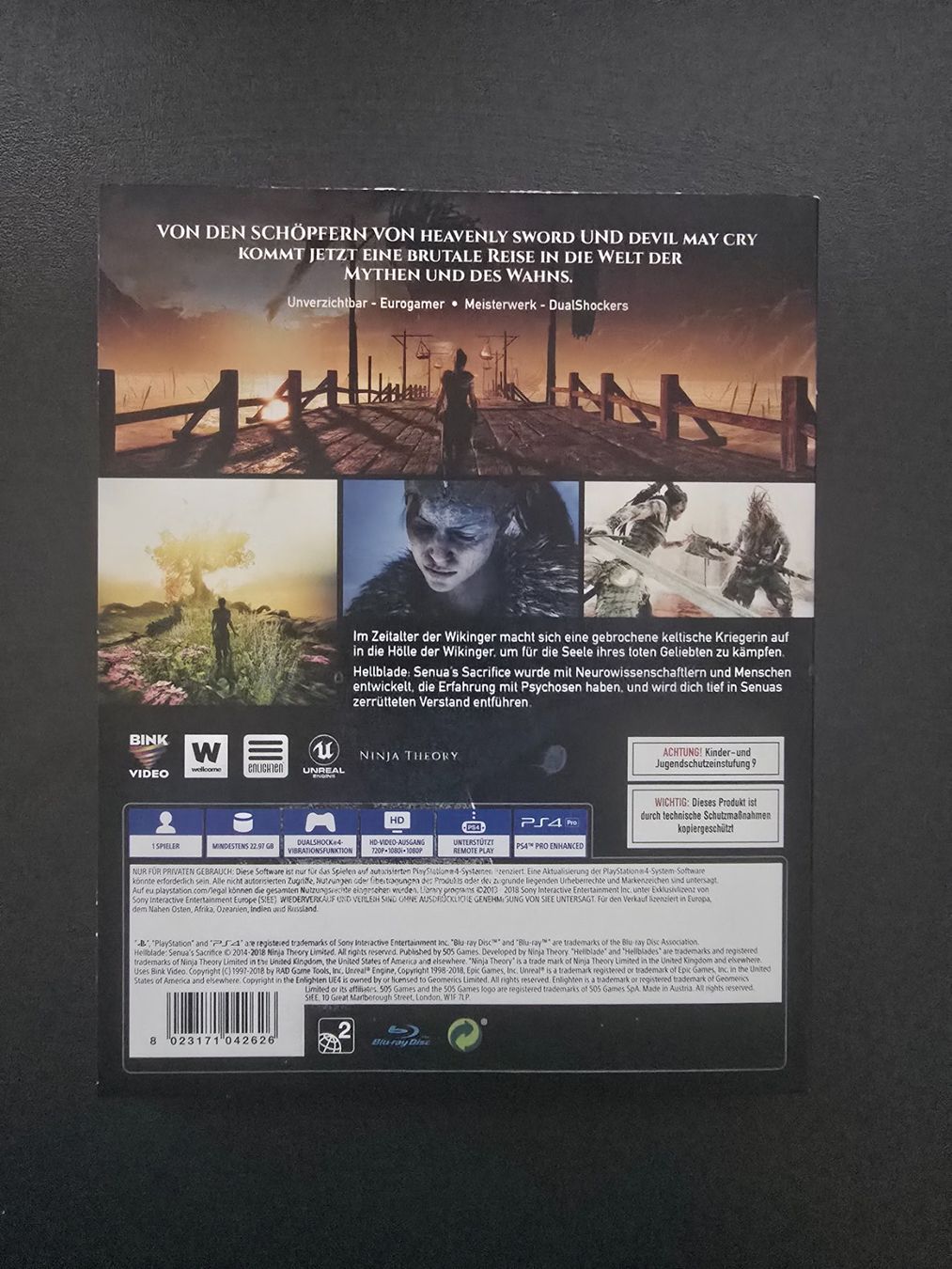 Sony Jeux: Hellblade Senua's Sacrifice für PS4 – D'occasion à Chur par 1996hiphop 1