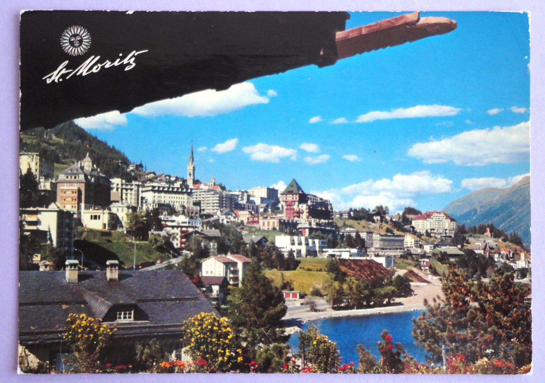 Cartoline postali: St. Moritz Dorf – Usato da Fétigny venduto da Billy2miny