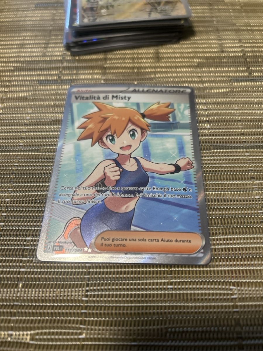 Pokémon Carte collezionabili: Pokemon Vitalità di Misty – Usato da Bellinzona venduto da hed_d2by