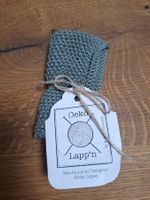Oeko-Lappen Waschlappen Baumwolle Neu olive