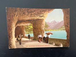 AK ca. 1900 Axenstrasse coloriert   (G772)