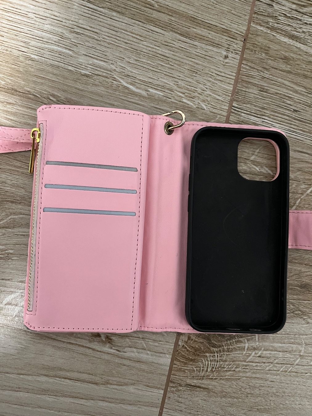 Apple Cover & Protezioni schermo: Iphone mini Hülle mit Kartenfach, Rosa – Nuovo (secondo la descrizione) da Koblenz venduto da FamAllen 1
