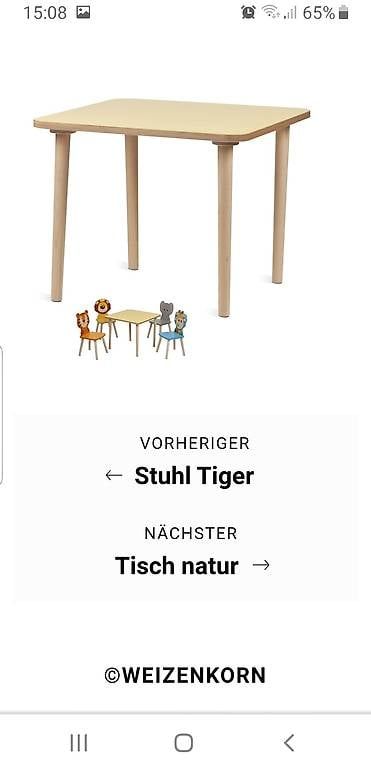 Tavoli: Kindertisch Möbel von Weizenkorn – Nuovo e nell'imballaggio originale da Bettingen venduto da Wolke11