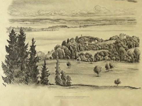 Grafica & Litografie: ✏️ Arenenberg + Salenstein Lithographie E. E. Schlatter – Usato da Ruswil venduto da Tango23 9