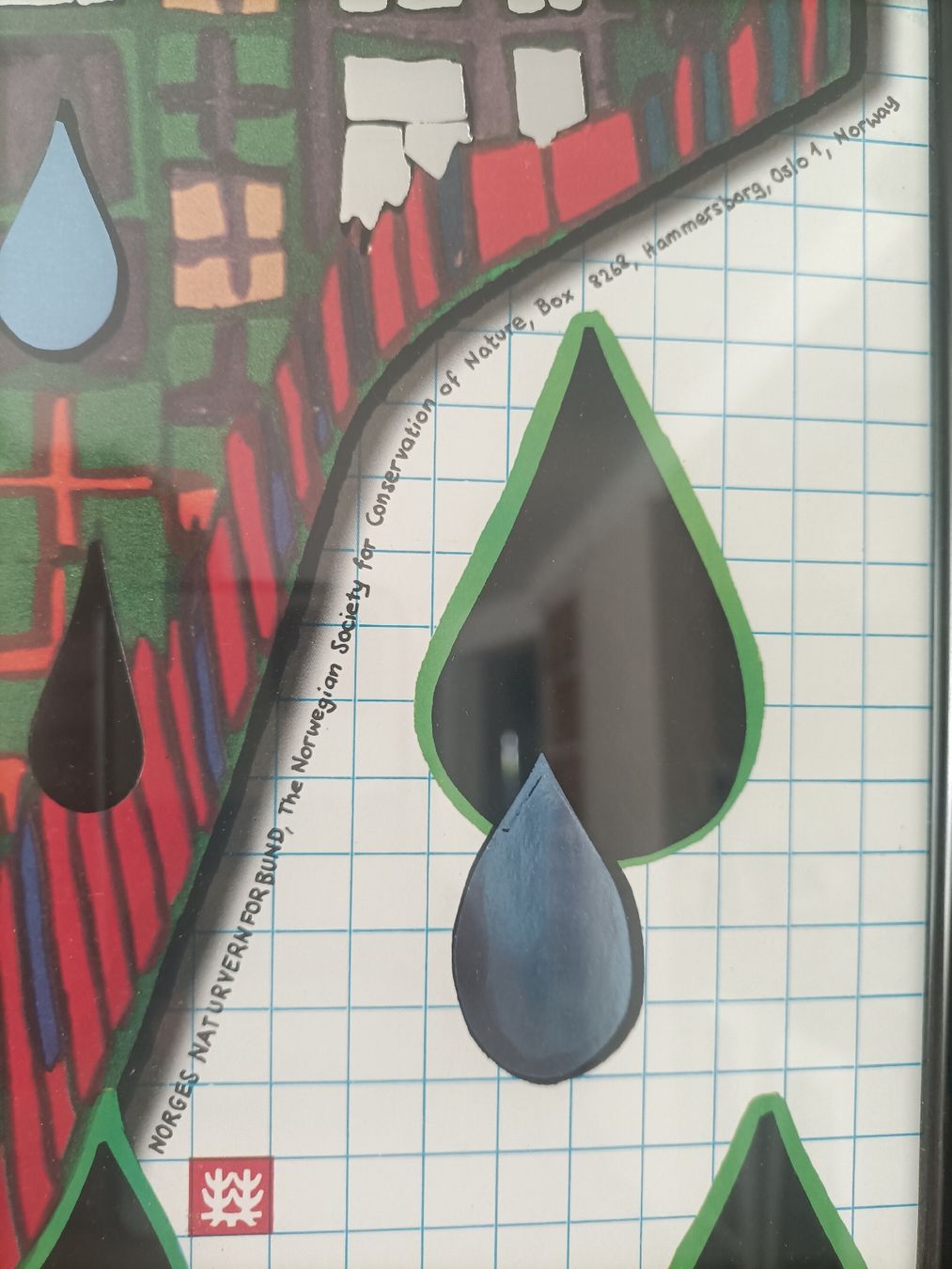 Posters & Illustrations: Original 1983 Hundertwasser "Save the Rain" Kunstdruck  – D'occasion à Egnach par TTLL 6
