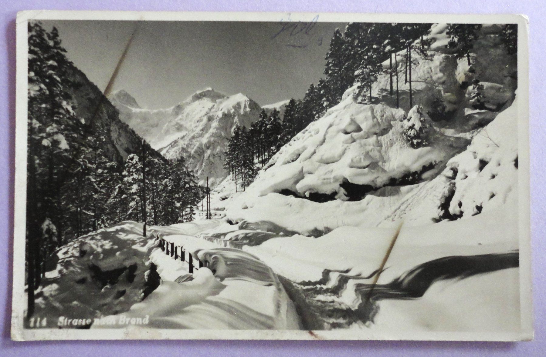 Cartoline postali: Strasse nach Brend – Difettoso da Fétigny venduto da Billy2miny