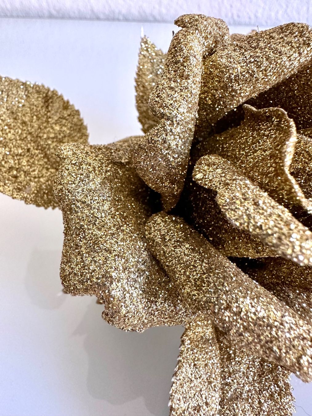 Tutte le decorazioni: Goldene Glitzer-Deko Rose – Usato da Bern venduto da Fraeuleinhonig 5