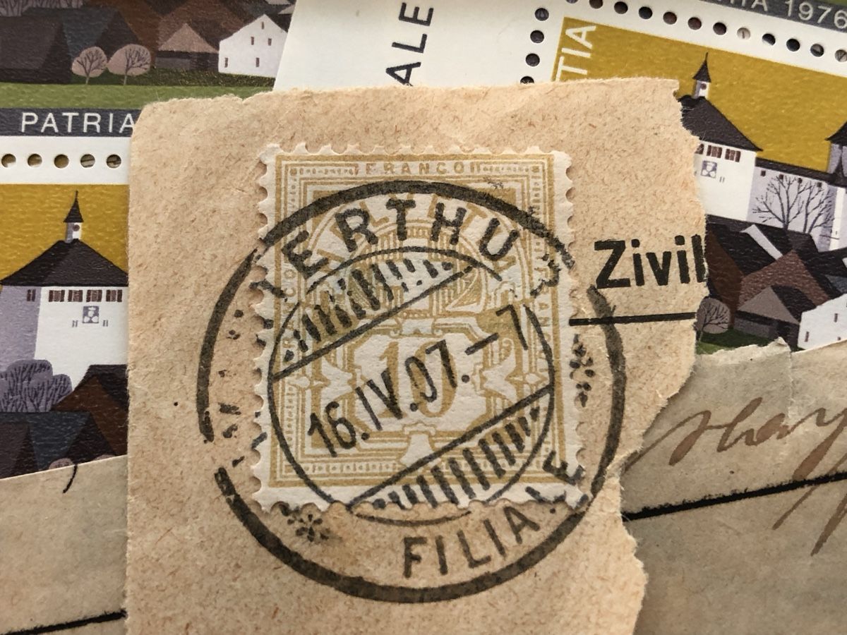 Alle Briefmarken: Sammelschatz WINTERTHUR ab 1879 – Gebraucht aus Lufingen von Rac0 1