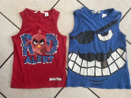 2 coole H&M Tops , Grösse 110/116 (4-6 J.)