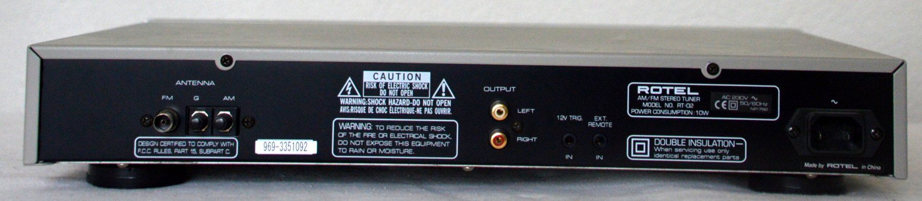 Rotel Radio: Rotel RT-02 Turner – Usato da Collonges venduto da arashee 2