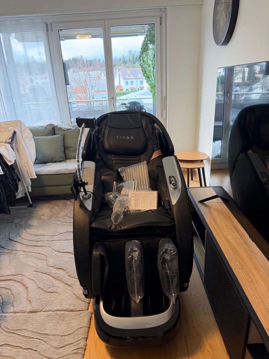 Massagegeräte: Massagesessel ELEGO VELVORY SL TRACK schwarz neu – Neu (gemäss Beschreibung) aus Kloten von sue_z7lh 5