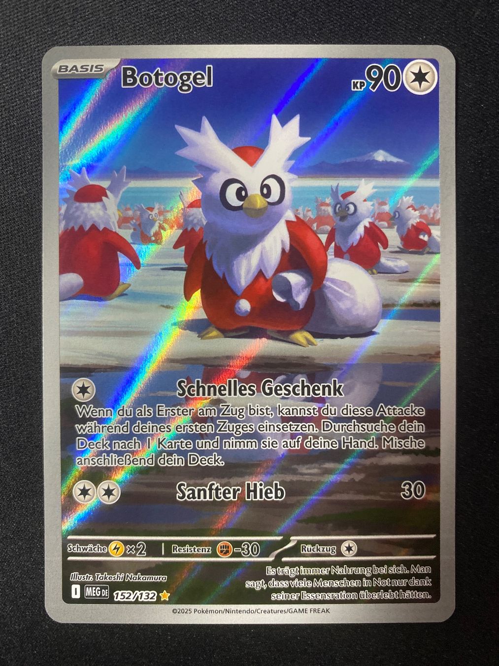 Pokémon Sammelbilder & Trading cards: Botogel 152 - Delibird - Illustr. Rare - Mega Evolution - DE – Neu (gemäss Beschreibung) aus Hausen AG von Shrade
