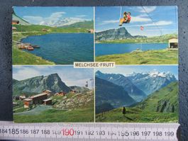 MELCHSEE-FRUTT SESSELBAHN BALMEREGG FRAU MIT HUND ONW