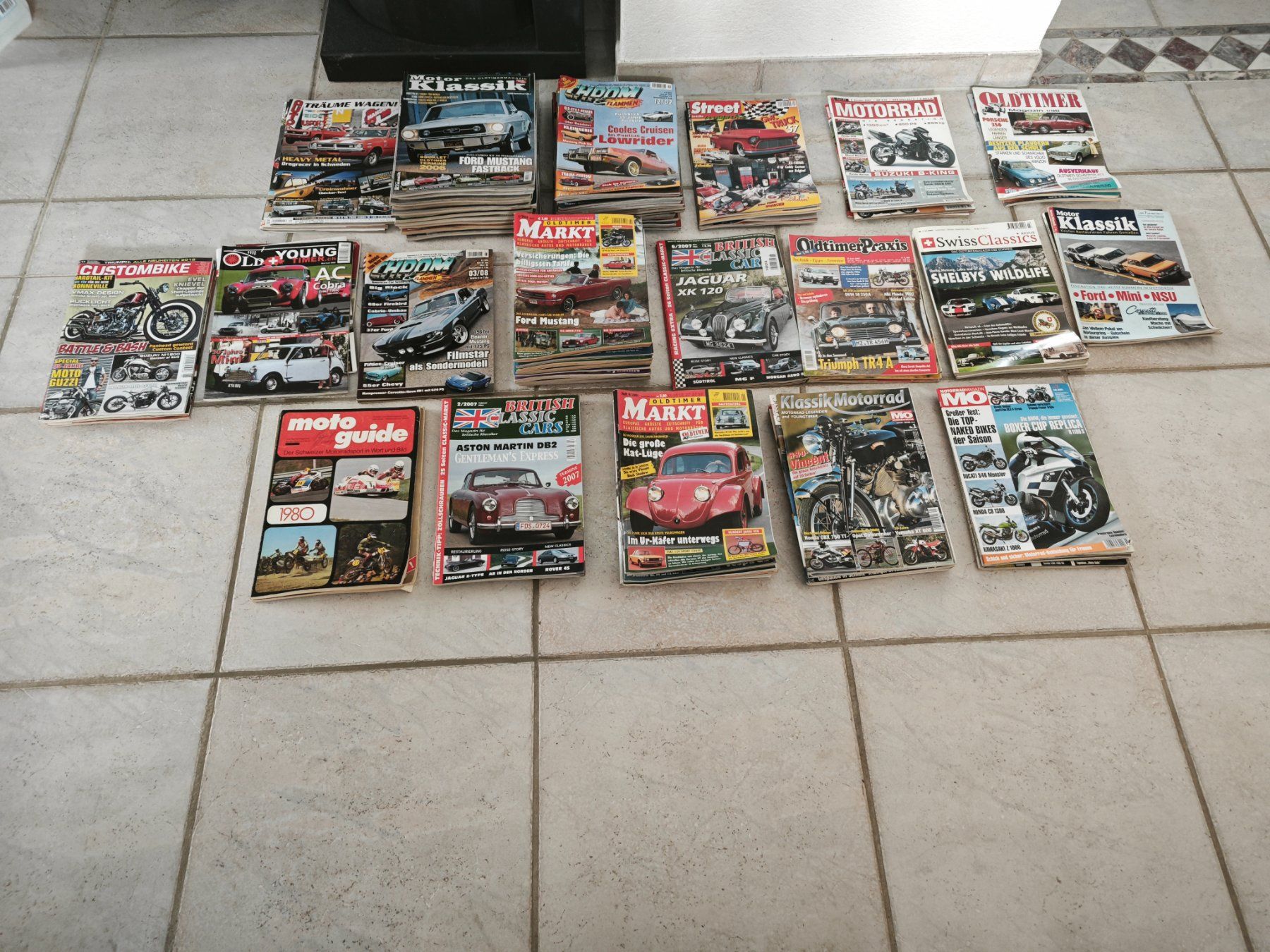 Zeitschriften & Magazine: 87 Classic Auto und Motorrad-Magazine – Gebraucht aus Jona von learco65