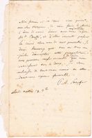 Philipp Albert Stapfer 1766-1840 Autograph signiert Brief