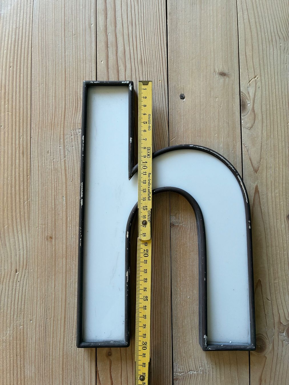 Alle Dekorationen: Älterer Buchstabe h – Gebraucht aus Steffisburg von Reitschel5 3