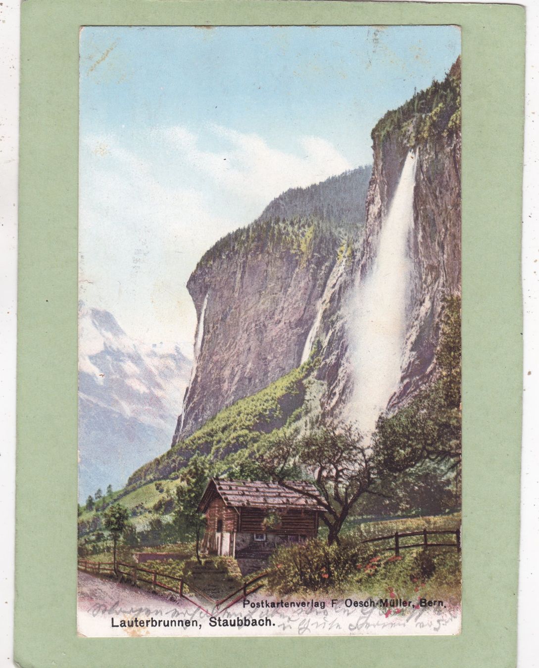 Cartoline postali: Lauterbrunnen Staubbach 1906 – Usato da Herisau venduto da Lisegrat2008
