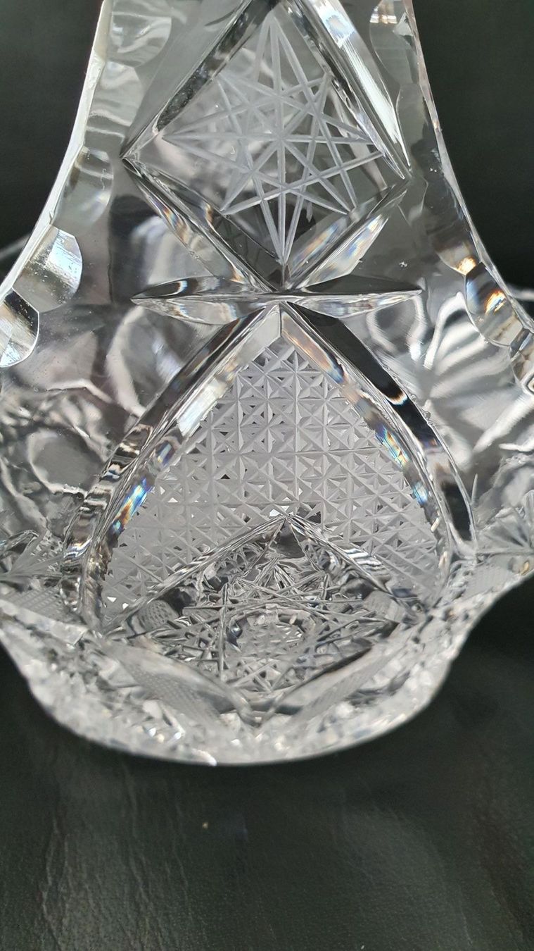 Bicchieri: Schöne Kristallglas  Korb – Usato da Winterthur venduto da Ywan1 2