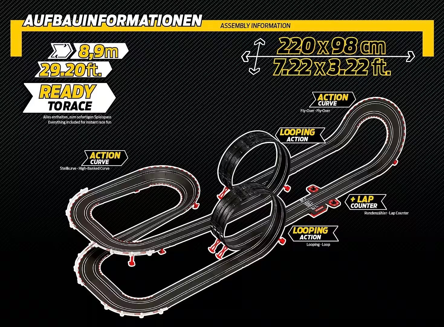 Carrera Piste: Autorennbahn Carrera GO!!! - DTM High Speed Showdown – Nuovo (secondo la descrizione) da Basel venduto da Seifehuesli 5