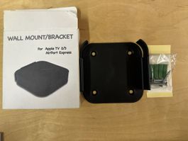 Apple TV/Airport Express Wandhalterung Schwarz