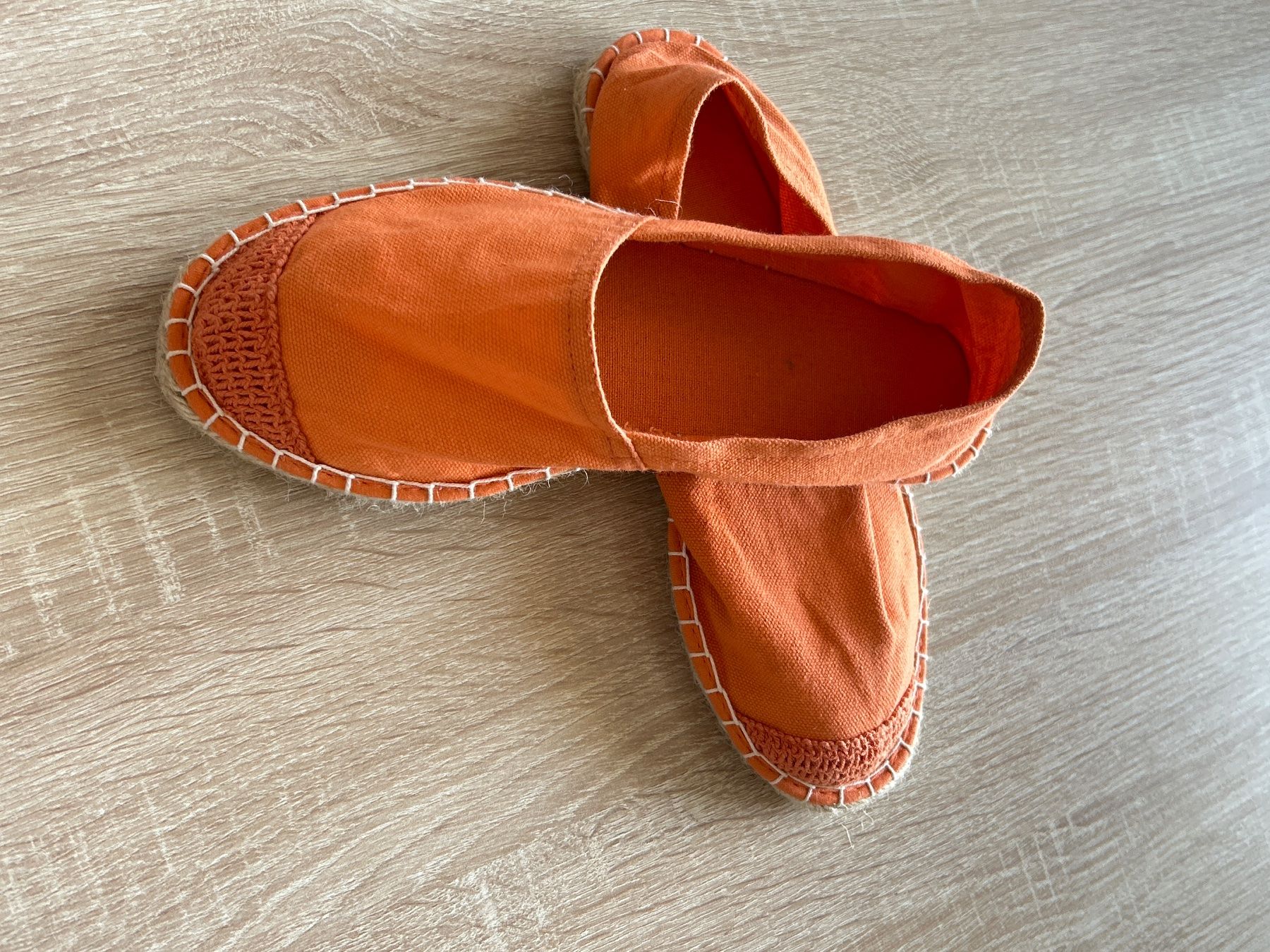 Damenschuhe: Espadrilles orangefarbig Gr. 39 – Gebraucht aus Brunnen von Nala2929 3