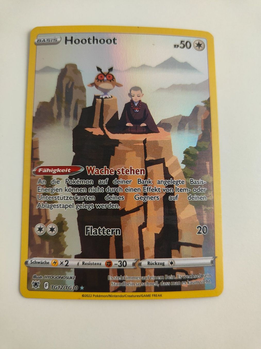 Pokémon Carte collezionabili: Pokemon Hoothoot Illustration Rare Full Art – Usato da Thalwil venduto da FigurenFreunde