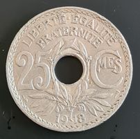 25 Centimes 1918 Frankreich France Münze Coin Monnaie Money