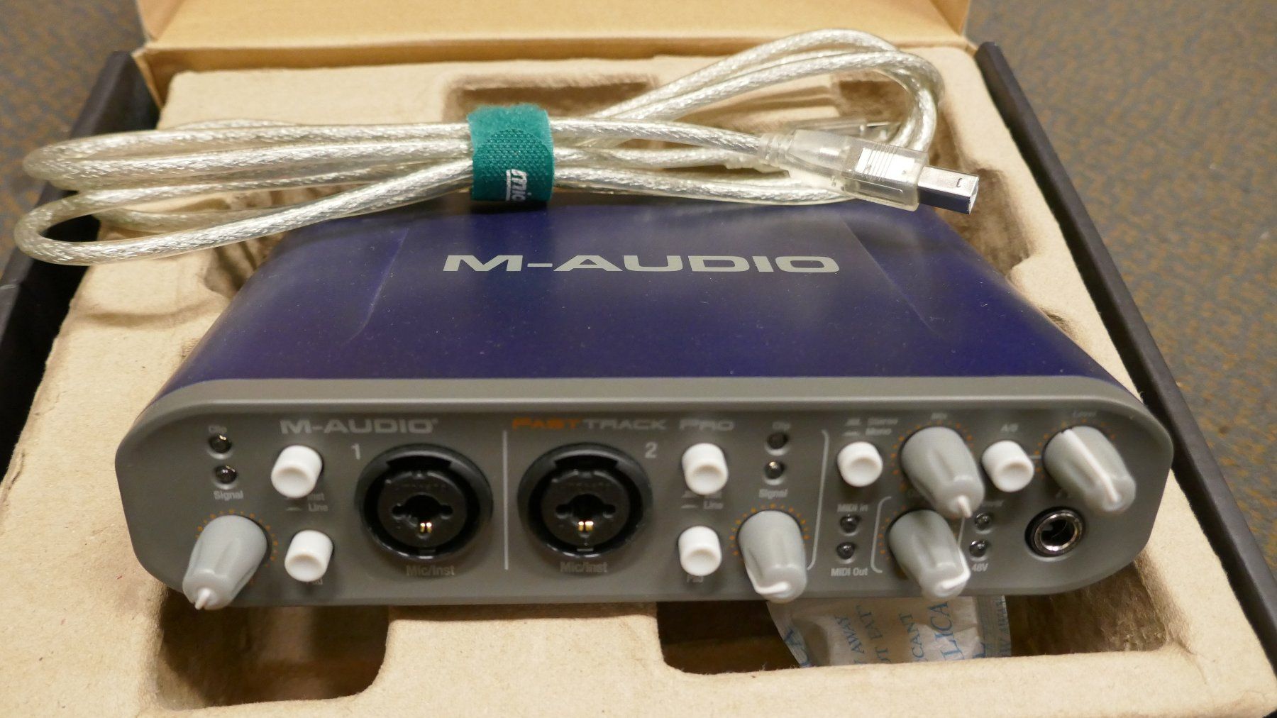 M-Audio Attrezzatura per studi di registrazione: M-Audio Fast Track Pro Audio Interface – Nuovo (secondo la descrizione) da Wenslingen venduto da FairlightCMI 1
