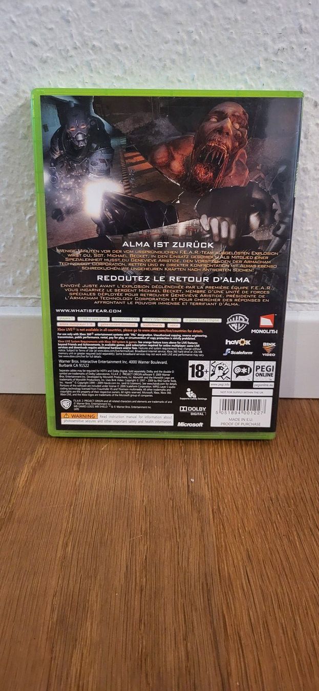 Microsoft Giochi: Xbox 360 - Fear 2 Project Origin – Usato da Münsingen venduto da DigitaleSpielecke 1