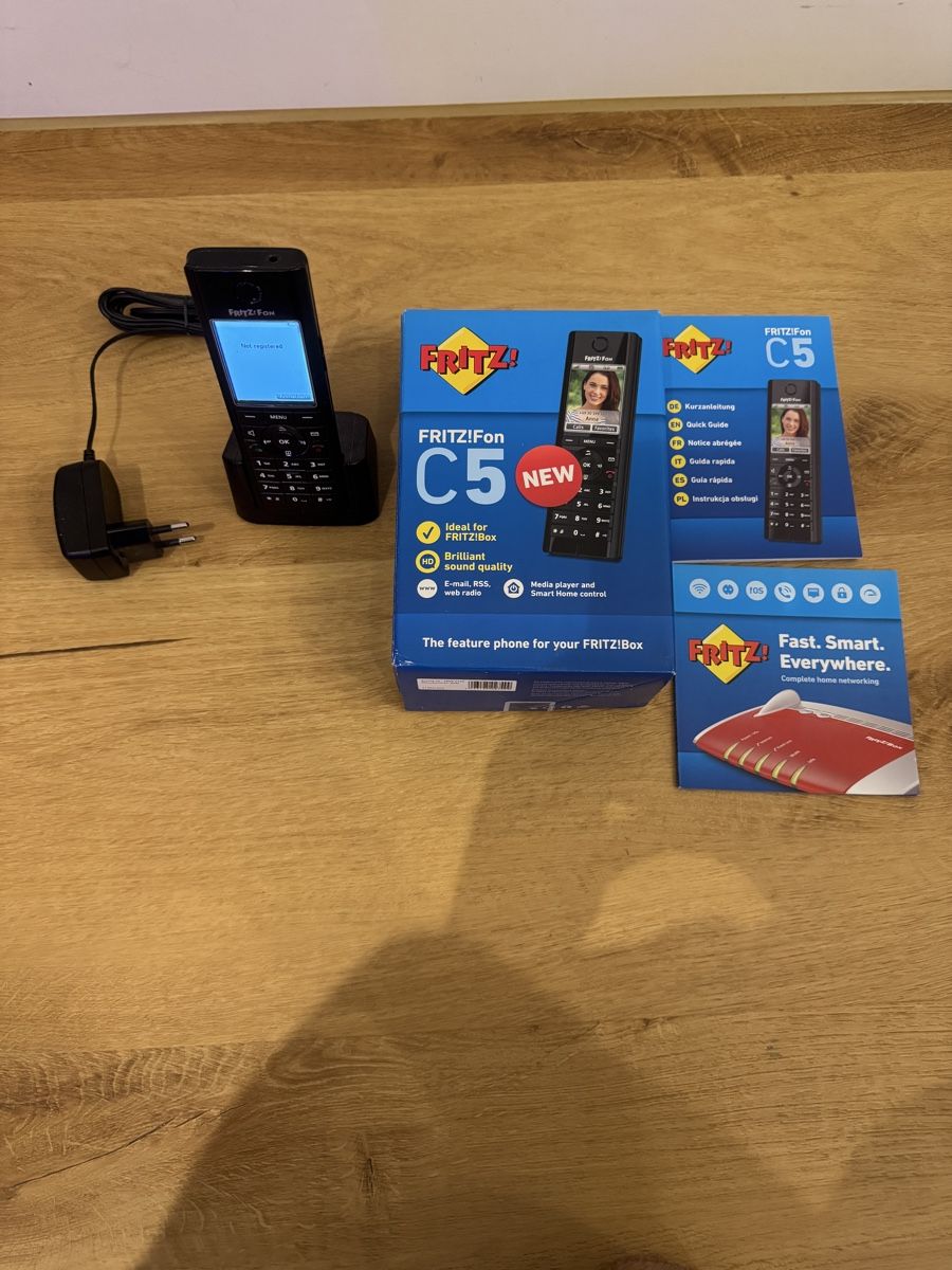 Fritz Telefoni: Fritz Fon C5, Telefon DECT, OVP – Usato da Fislisbach venduto da BrotHoler 1