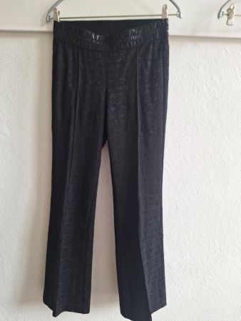 schw Cambio Hose m/Gummibund u Muster leicht glänzend f XS/S