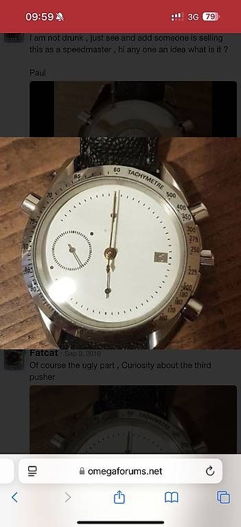 Uhren: Omega Speedmaster  Split chronograph Prototype – Gebraucht aus Bogis-Bossey von Fatcat 3