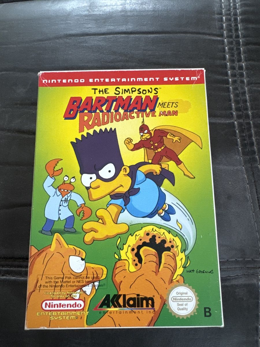 The Simpsons Bartman meets Radioactive Man boite complet NES (Gebraucht ...