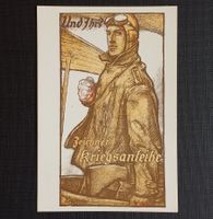AK Aviatik DEUTSCHES REICH Fritz Erler KRIEGSANLEIHE 1917