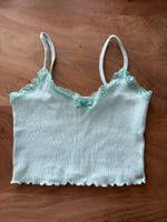 Pull&Bear Top, mint grün, Gr. M
