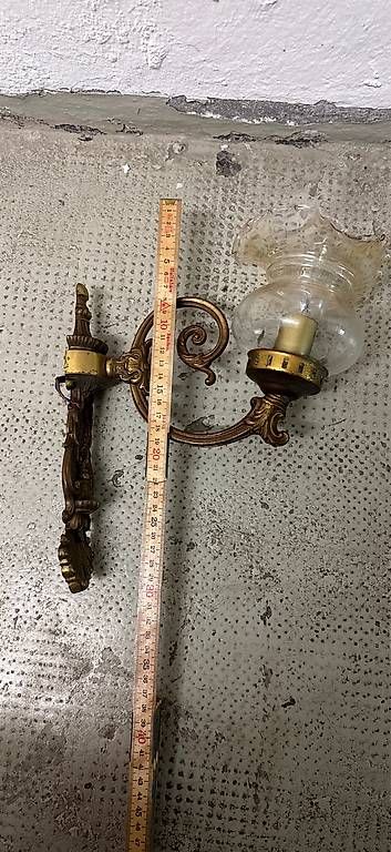 Lampen: Antike Lampe massiv Wandlampe – Gebraucht aus Basel von Joshy03 3