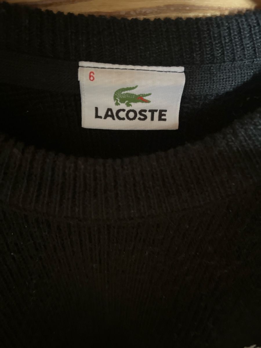 Lacoste Maglioni & Felpe: 🏸 Original black Lacoste pullover Size 6 – Usato da Rüschlikon venduto da ant_5v7g 2