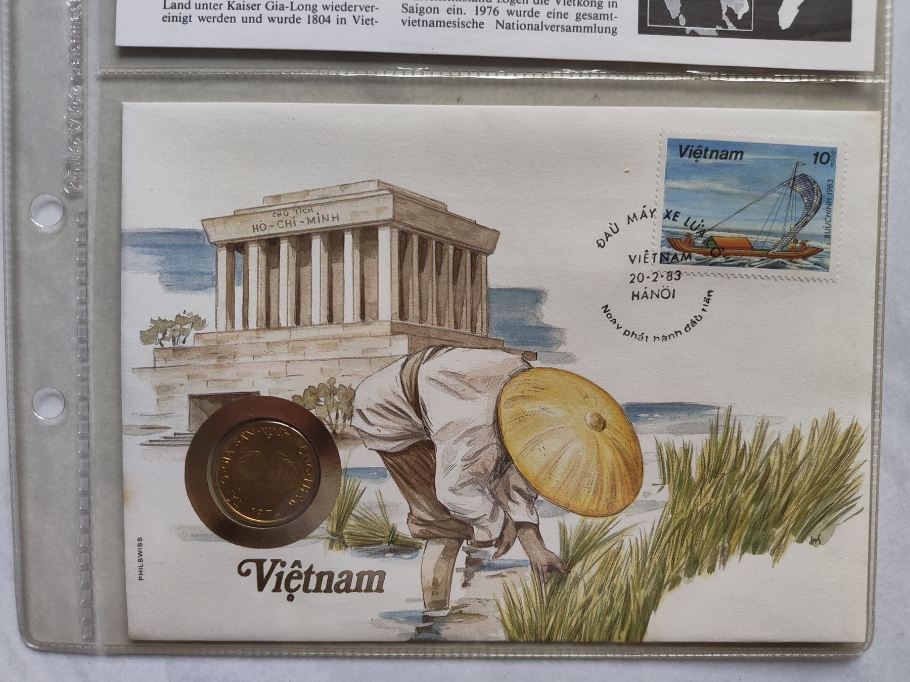 Toutes les monnaies: Münzbrief Vietnam – D'occasion à Schönenwerd par pin_rn7v 1