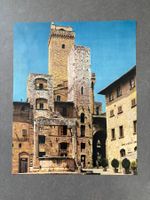 Original Vintage Poster - Piazza - San Gimignano