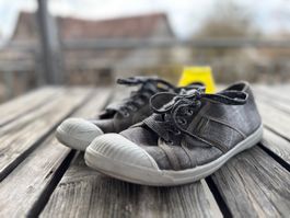 Sneaker, Silber, Gr. 41 🌞🌼