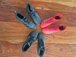 Fussballschuhe Adidas Predator rot, scharz Indor, Copa Pure