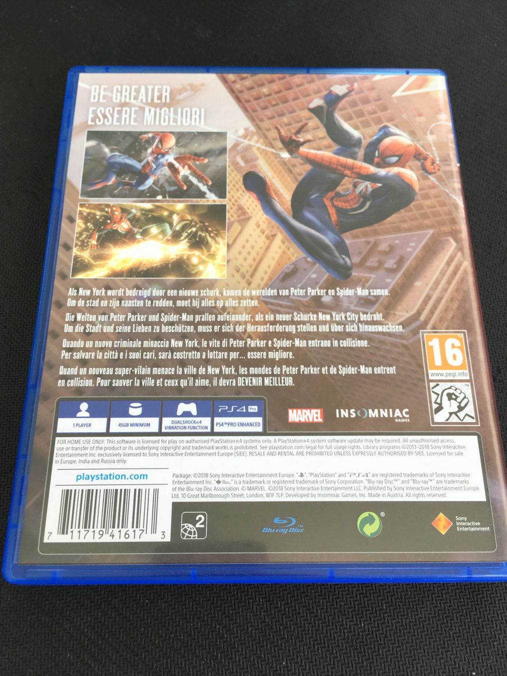 Sony Giochi: Spider-Man - PS4 / Playstation 4 – Usato da St.Gallen venduto da Punktchen01 1
