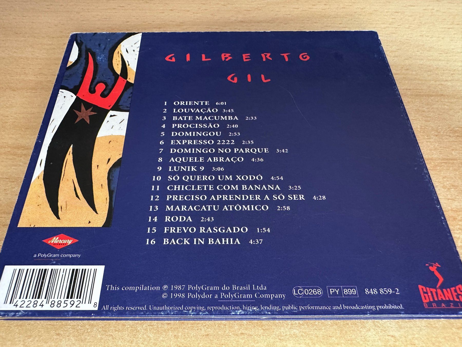 CD: Gilberto Gil – Gilberto Gil – Usato da Rikon im Tösstal venduto da Alpenmutz 1