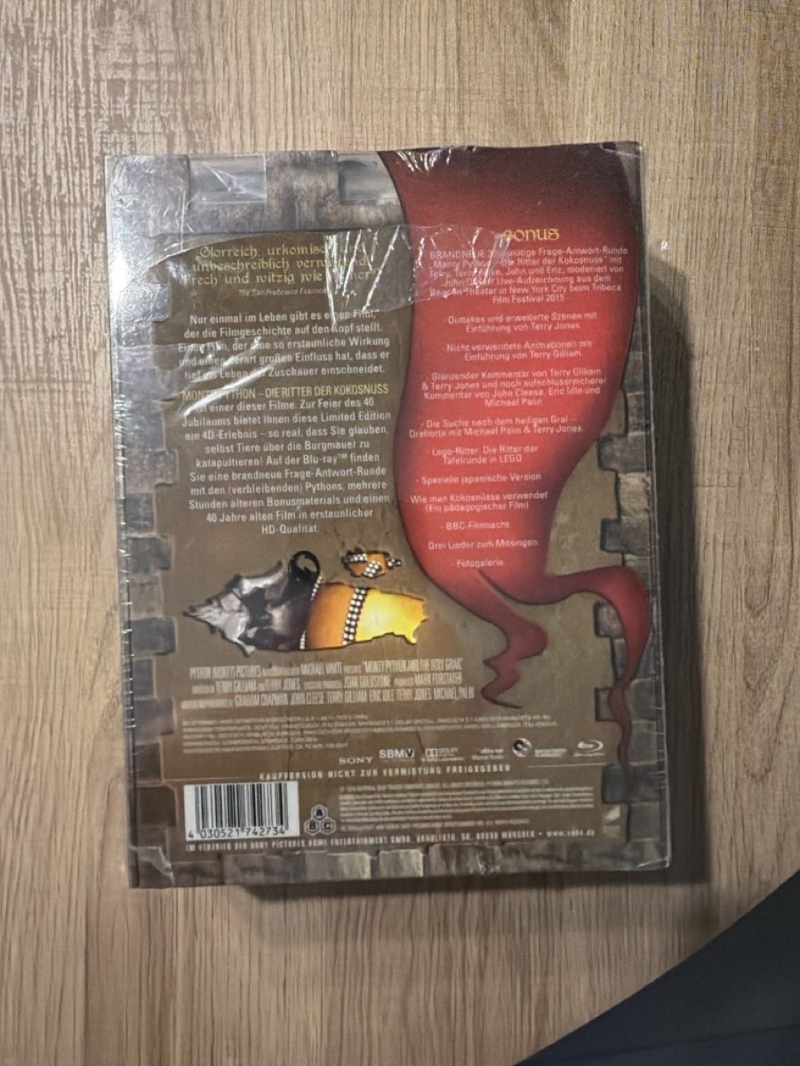 Tutti i DVDs: Monty Python - Ritter der Kokosnuss - 40. Jubiläum BluRay  – Nuovo e nell'imballaggio originale da Hagendorn venduto da masterchieff 1