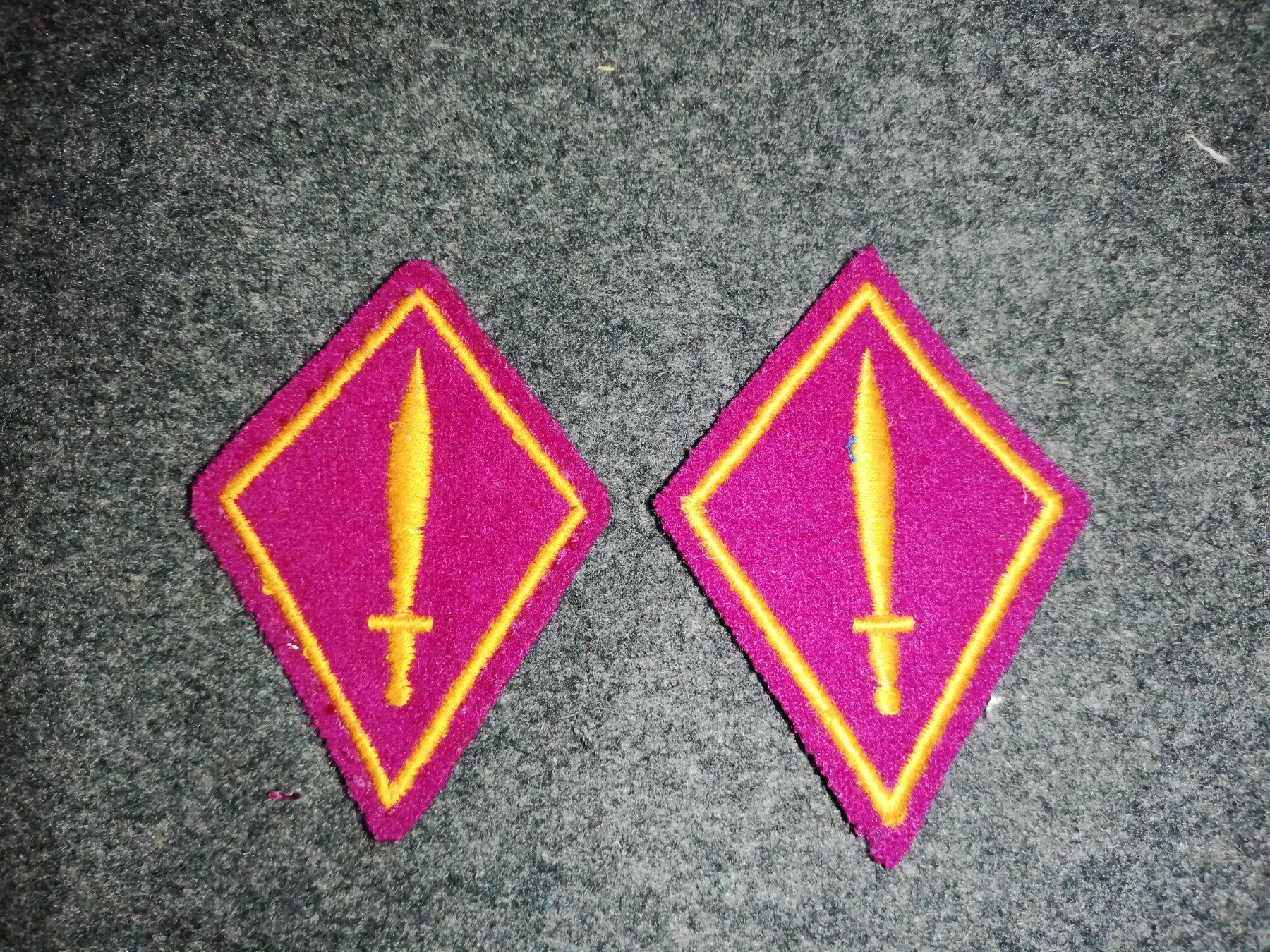 Schweizer Armee Placchette & Badge: Insignes de col Armée Suisse – Usato da Romanel-sur-Lausanne venduto da A559JBB