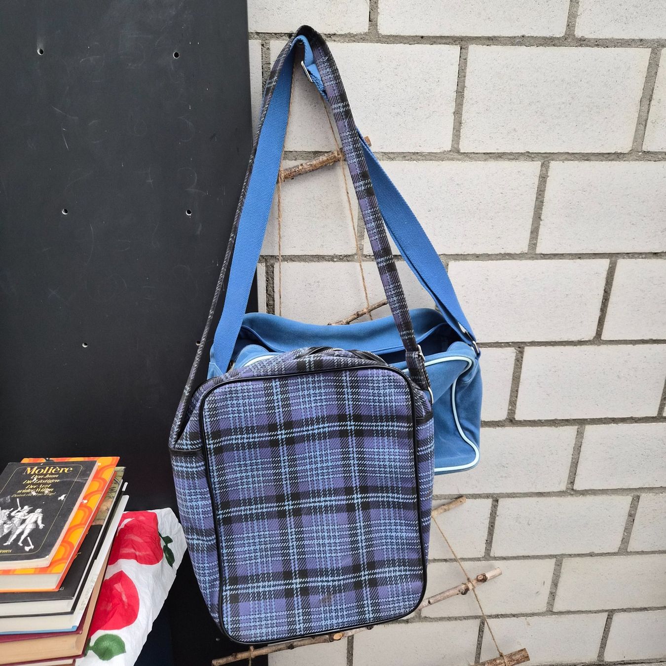 Borse: Kuoni Tasche blau 70er – Usato da meisterschwanden venduto da ursm03 1